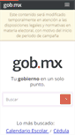 Mobile Screenshot of gob.mx